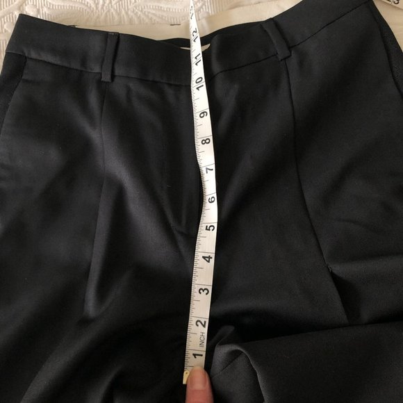 HM Studio A/W 2014 Black Tuxedo Pleat Pants Ribbon Stripe Tapered Relaxed 2 NEW - Picture 10 of 11